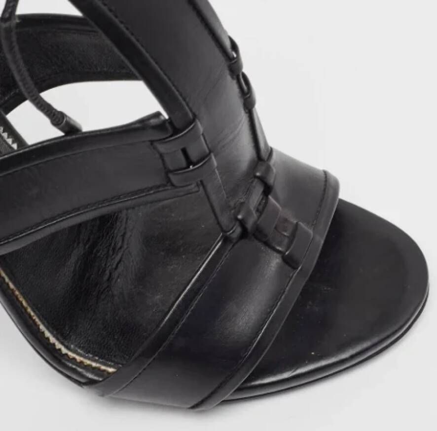 Tom Ford Pre-owned Leather sandals Black Dames