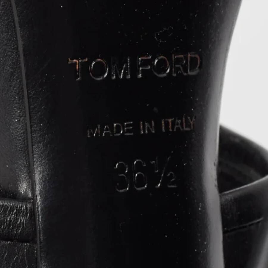 Tom Ford Pre-owned Leather sandals Black Dames