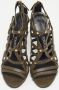 Tom Ford Pre-owned Leather sandals Green Dames - Thumbnail 3