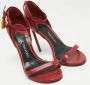 Tom Ford Pre-owned Leather sandals Red Dames - Thumbnail 4