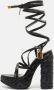 Tom Ford Pre-owned Raffia sandals Black Dames - Thumbnail 2
