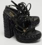 Tom Ford Pre-owned Raffia sandals Black Dames - Thumbnail 4