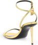 Tom Ford Elegante Stiletto Hak Hangslot Sandalen Yellow Dames - Thumbnail 8