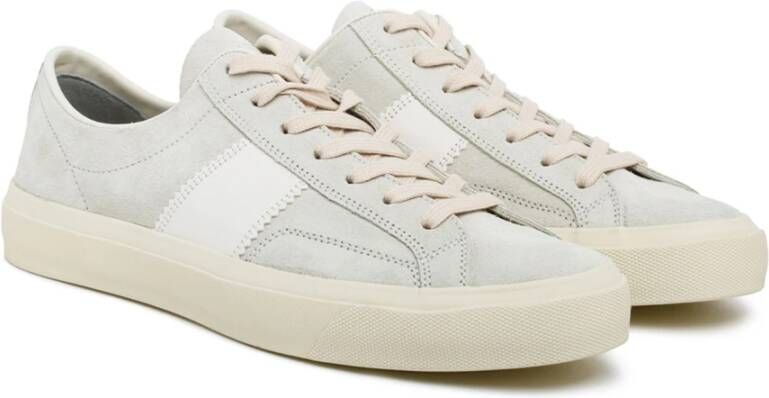 Tom Ford Marmer + Crème Sneakers Grijs Heren