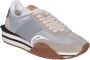 Tom Ford Zilveren Sneakers Vetersluiting Ronde Neus Multicolor Heren - Thumbnail 14