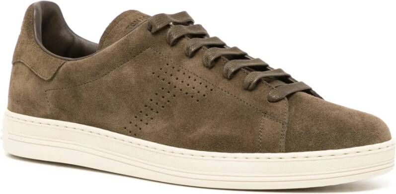 Tom Ford Suède Sneakers Gemaakt in Italië