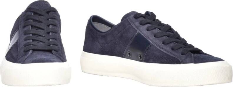 Tom Ford Suède Sneakers met Rubberen Zool
