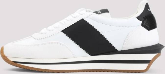 Tom Ford Wit Zwart Room Sneakers Multicolor Heren