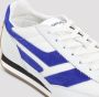Tom Ford Witte Leren Sneakers met Paarse Accenten - Thumbnail 4