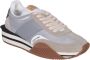 Tom Ford Witte Sneakers Ronde Neus Geborduurd Logo Multicolor Heren - Thumbnail 22