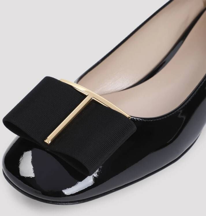 Tom Ford Zwarte Ballerina Schoenen Black Dames
