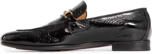Tom Ford Zwarte lakleren loafer met ketting
