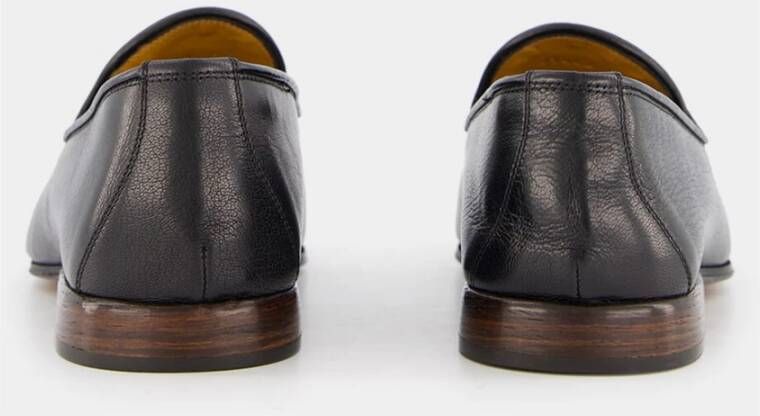 Tom Ford Zwarte leren loafers met kwastdetail