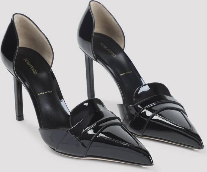 Tom Ford Zwarte Leren Pumps voor Vrouwen