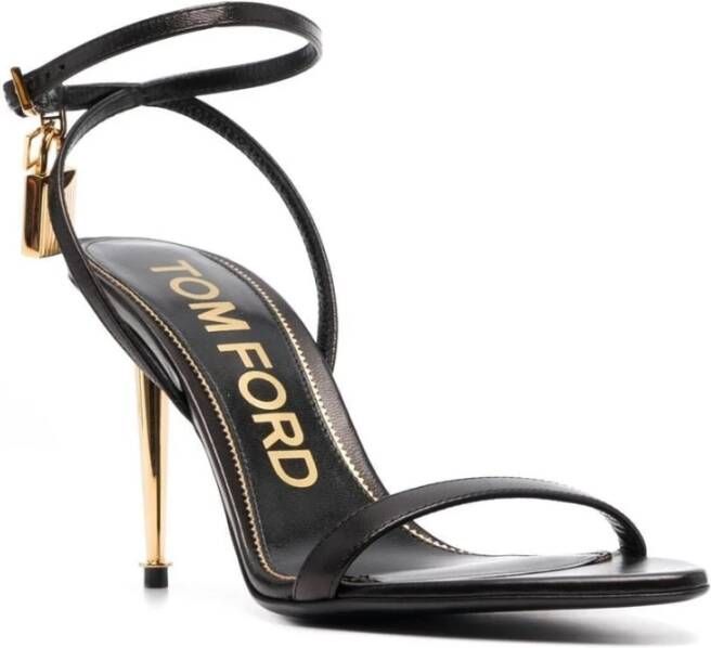 Tom Ford Zwarte Sandalen voor Vrouwen Black Dames