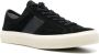 Tom Ford Zwarte Suède Lage Sneakers met Leren Details Black Heren - Thumbnail 7