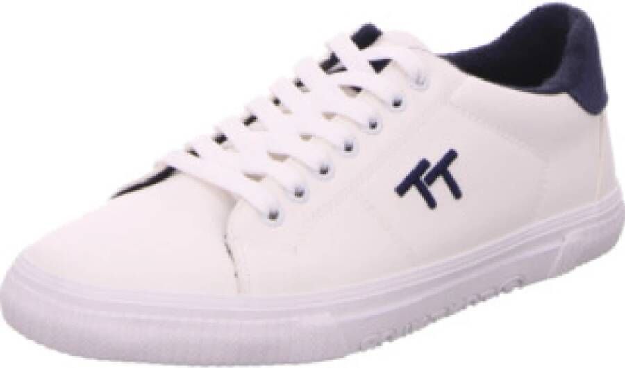 Tom Tailor Casual Veterschoenen in Wit