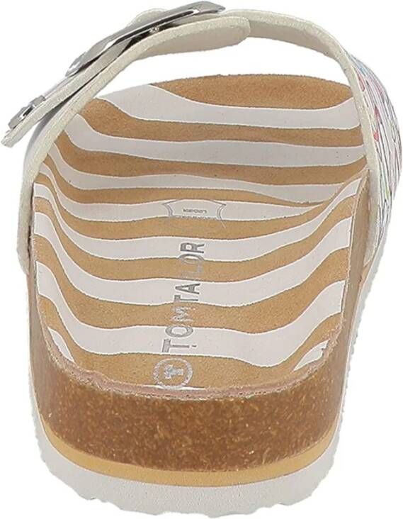 Tom Tailor Witte Comfort Sandalen voor Dames
