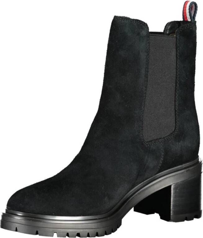 Tommy Hilfiger Chique Enkellaarsjes met Smalle Hak Black Dames - Foto 8