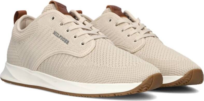 Tommy Hilfiger Beige 3D Premium Knit Sneakers