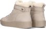 TOMMY HILFIGER Hoge Sneakers Dames Faux Fur Low Lace-up Maat: 41 Materiaal: Nubuck Kleur: Beige - Thumbnail 4