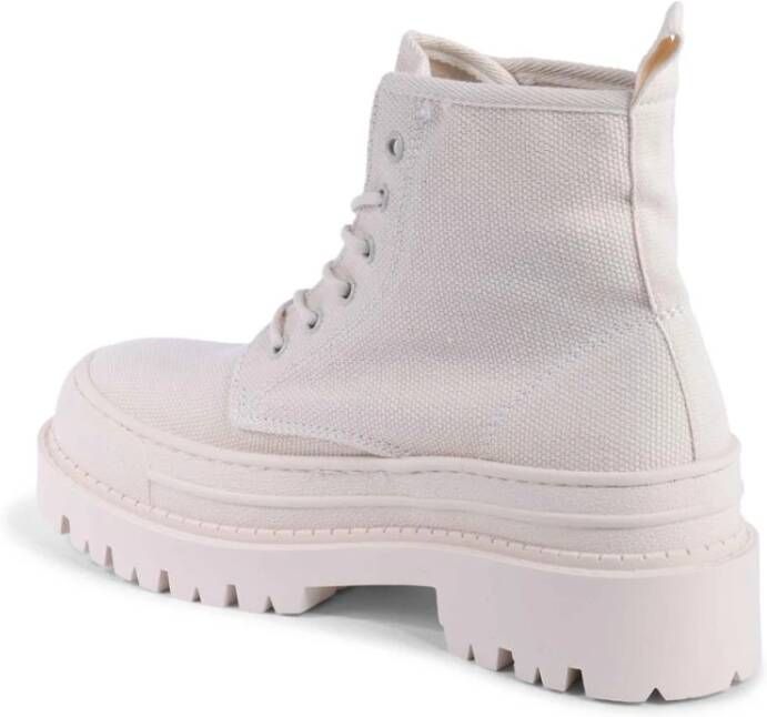 Tommy Hilfiger Beige LaceUp Enkellaarzen