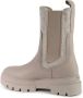 Tommy Hilfiger Beige Leren Chelsea Boots - Thumbnail 2