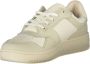 Tommy Jeans TJM Retro Basketess leren sneakers ecru - Thumbnail 6