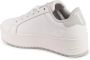 Tommy Hilfiger Beige Leren Platform Sneakers - Thumbnail 2