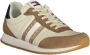 Tommy Hilfiger Sportieve Beige Veterschoenen met Bruine en Blauwe Details Beige Heren - Thumbnail 3