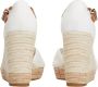 Tommy Hilfiger Highheel sandaaltjes BASIC OPENED TOE HIGH WEDGE zomerschoen sandaal keilhak met subtiele vlagborduursel - Thumbnail 4