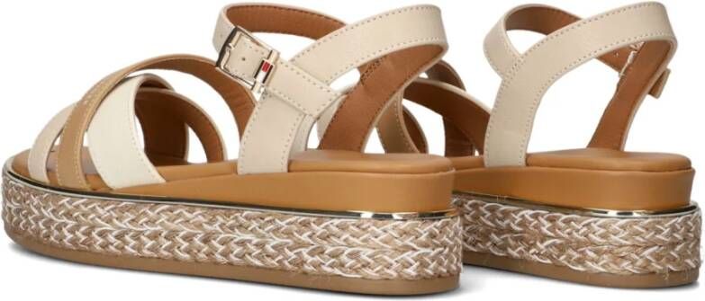 Tommy Hilfiger Beige Sandalen Stijlvol Model