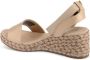 Tommy Hilfiger Beige Sleehak Sandalen met Zilveren Details Beige Dames - Thumbnail 13