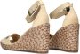 Tommy Hilfiger Beige Sleehak Sandalen met Zilveren Details Beige Dames - Thumbnail 24