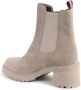 Tommy Hilfiger Beige Suède Blokhak Chelsea Laarzen - Thumbnail 2
