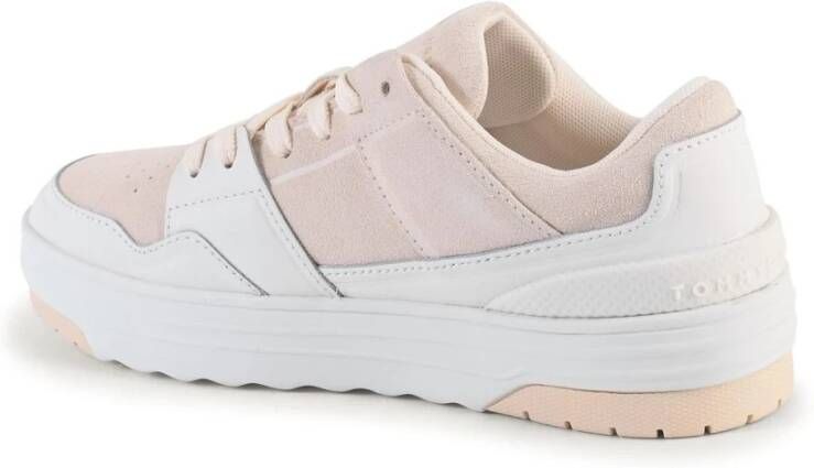 Tommy Hilfiger Beige Suede Sneakers