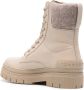 Tommy Hilfiger Beige Vetersluiting Enkellaarsje Beige Dames - Thumbnail 5