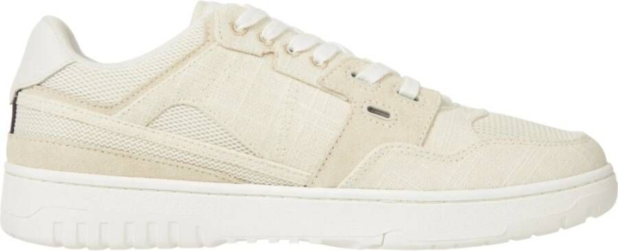 Tommy Hilfiger Beige Zomer Straat Sneakers Beige Heren