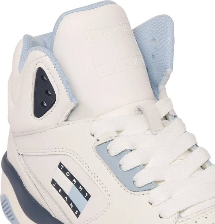 Tommy Hilfiger Blauw en wit mand sneakers