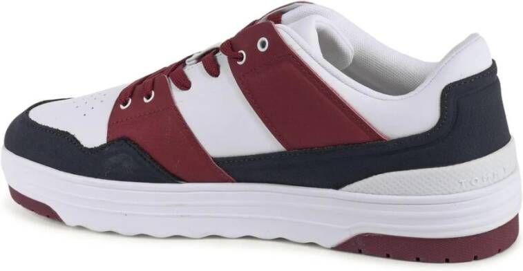 Tommy Hilfiger Blauwe Casual Sneakers Vrouwen Leer