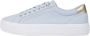 Tommy Hilfiger Plateausneakers ESSENTIAL VULC CANVAS SNEAKER Contrastafwerking in metalliclook vrijetijdsschoen lage schoen veterschoen - Thumbnail 5