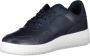 Tommy Hilfiger Retro Basket leren heren sneakers Blauw Uitneembare zool - Thumbnail 15