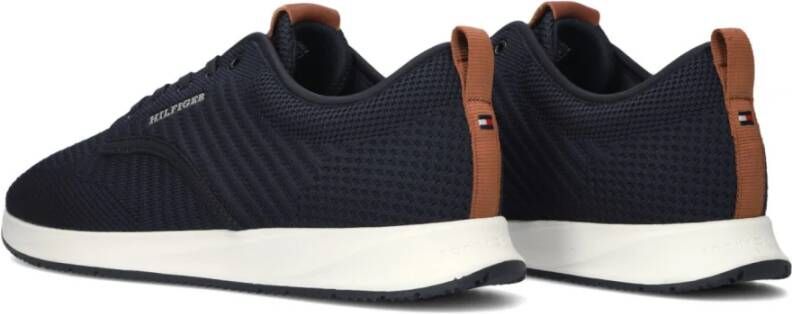 Tommy Hilfiger Blauwe Gebreide Sneakers voor Heren