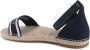 Tommy Hilfiger Blauwe Jute Plateau Sleehak Sandalen - Thumbnail 2