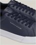 Tommy Hilfiger Plateausneakers TH COURT LEATHER GRAIN ESS vrijetijdsschoen halfschoen veterschoen met logo-opdruk - Thumbnail 10