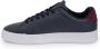 Tommy Hilfiger Plateausneakers TH COURT LEATHER GRAIN ESS vrijetijdsschoen halfschoen veterschoen met logo-opdruk - Thumbnail 9