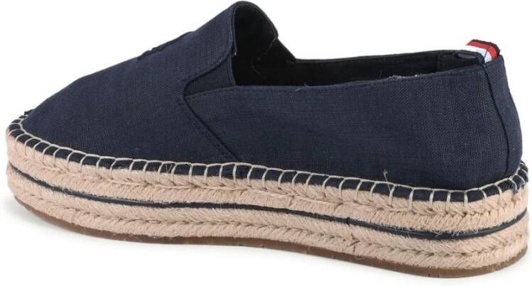 Tommy Hilfiger Blauwe Linnen Espadrille Schoen