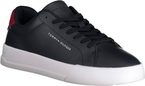Tommy Hilfiger Blauwe Polyester Sneaker Blue Heren