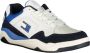 Tommy Hilfiger Blauwe Sportieve Vetersneakers met Contrastdetails en Logoprint Blue Heren - Thumbnail 15