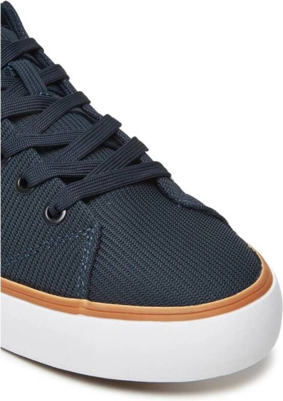 Tommy Hilfiger Blauwe Sneakers met Ronde Neus
